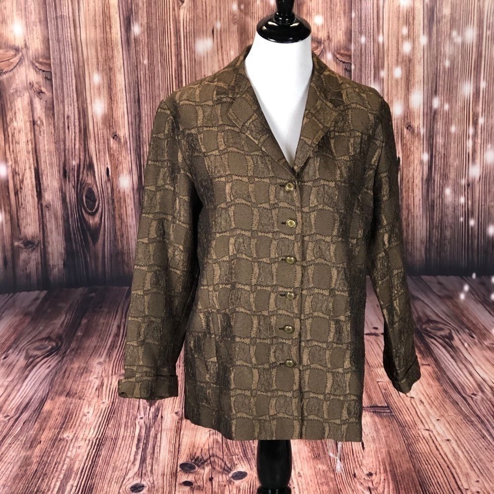 *455 Easy Spirit Patterned Jacket